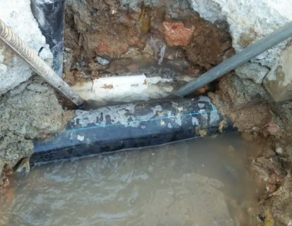 洛南测漏水之水管漏水